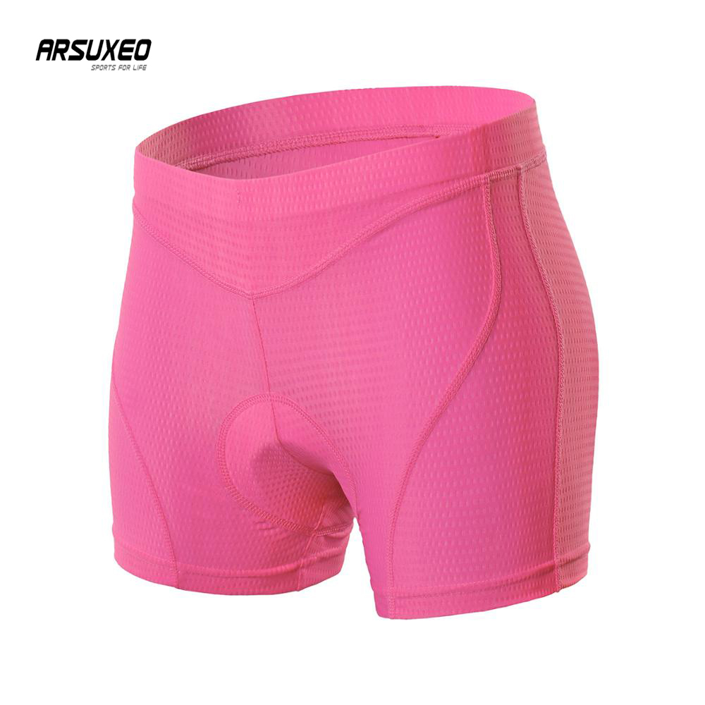 Mountain Biking Shorts Women - ARSUXEO Women’s Cycling Underwear Pro 3D