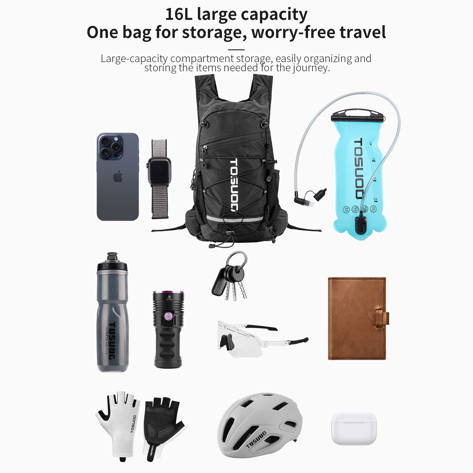 TOSUOD Motorcycle Cycling Hydr – обзор и цена Mountain Biking Hydration Pack