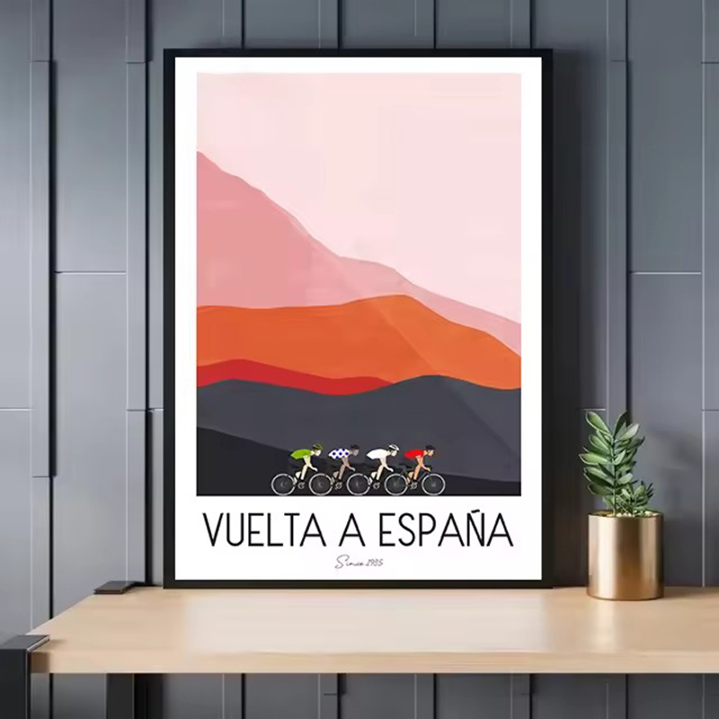 Watercolor Cycling Race Cyclis – обзор и цена Mountain Biking France