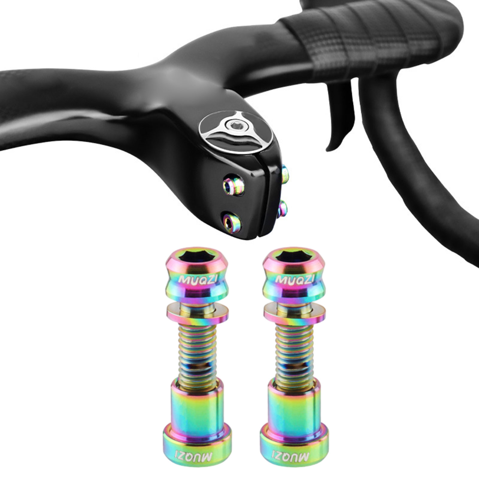 2 Set Bike Carbon Stem Bolts N – обзор и цена Mountain Biking Kit