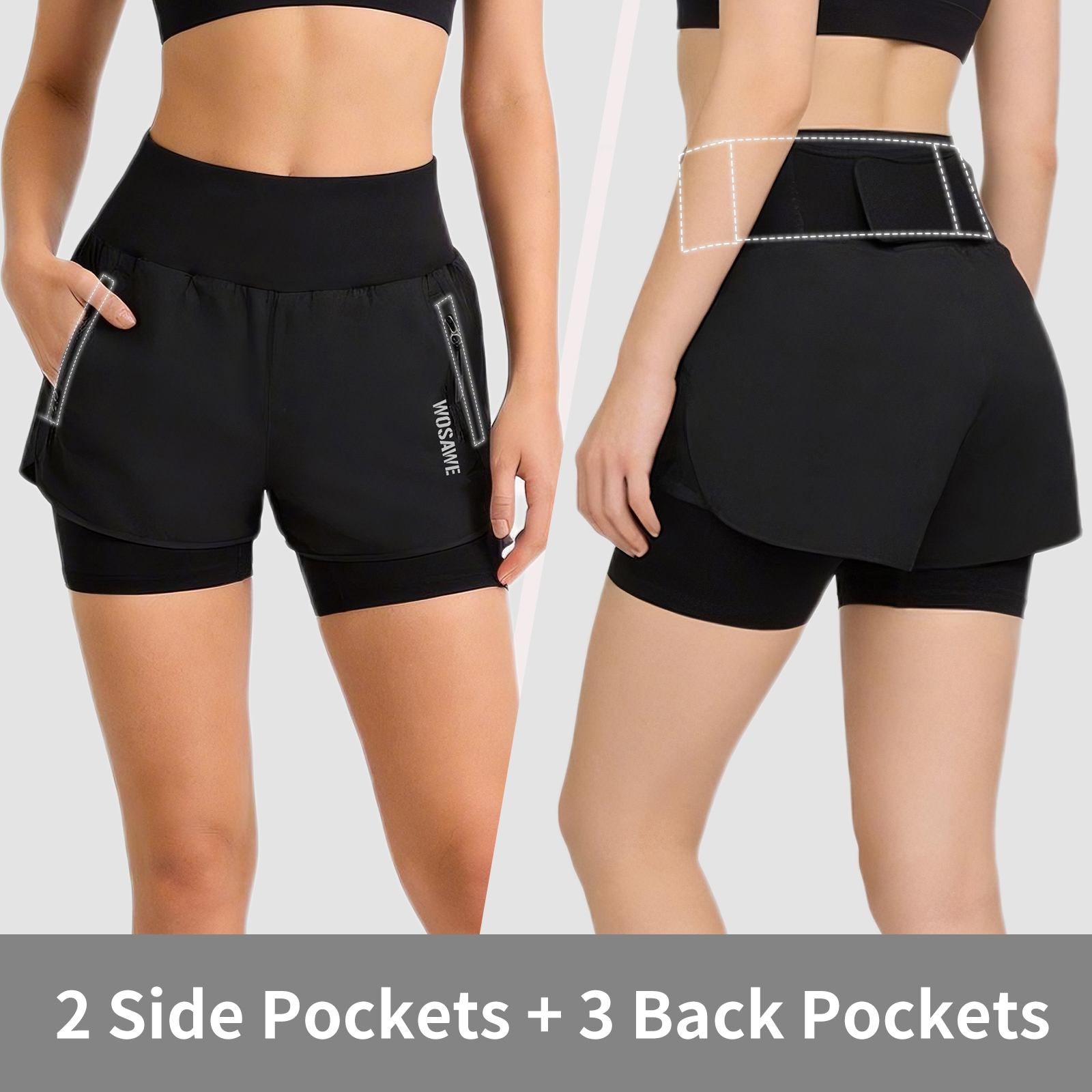 WOSAWE Cycling Shorts Women 4D – обзор и цена Mountain Biking Shorts Women