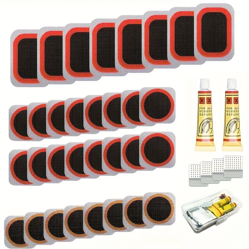32pcs Bike Tire Repair Kit - B – обзор и цена Mountain Biking Kit
