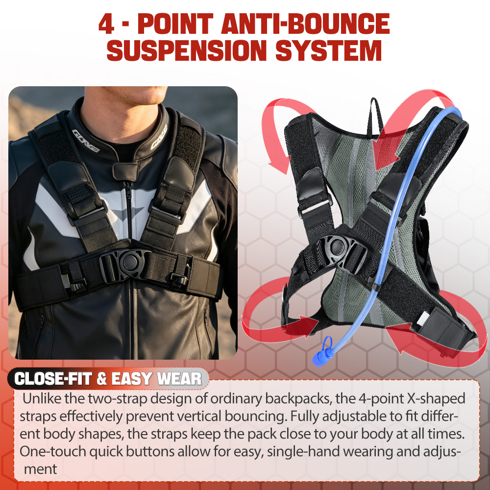 NEWBOLER 5L/8L Motorcycle Cycl – обзор и цена Mountain Biking Hydration Pack