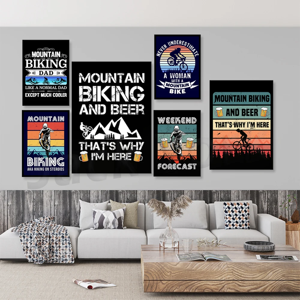Go Mountain Bike Print Canvas  – обзор и цена Mountain Biking Europe