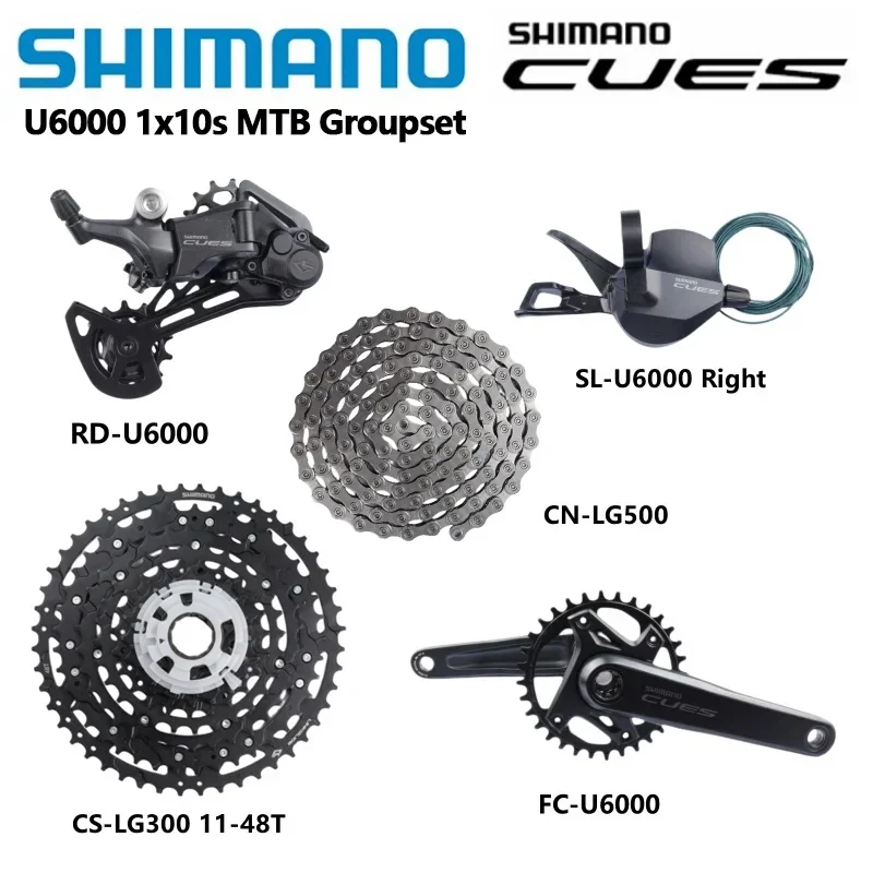CUES U6000 Set SL-U6000 1x10s  – обзор и цена Mountain Biking Kit