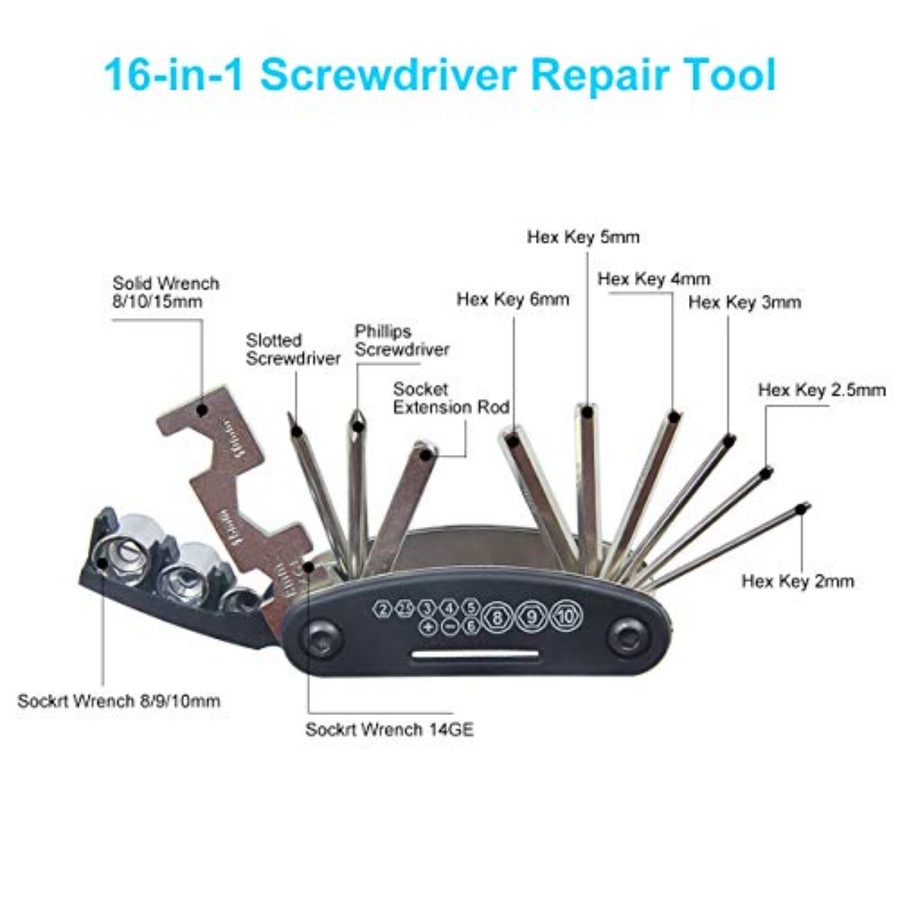 Bike Repair Kit Contains 16-in – обзор и цена Mountain Biking Kit
