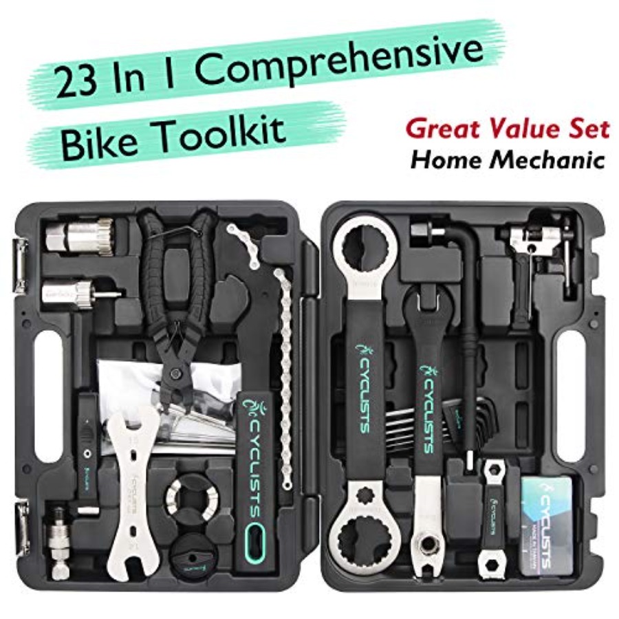 23 Piece Bike Tool Kit - Mount – обзор и цена Mountain Biking Kit